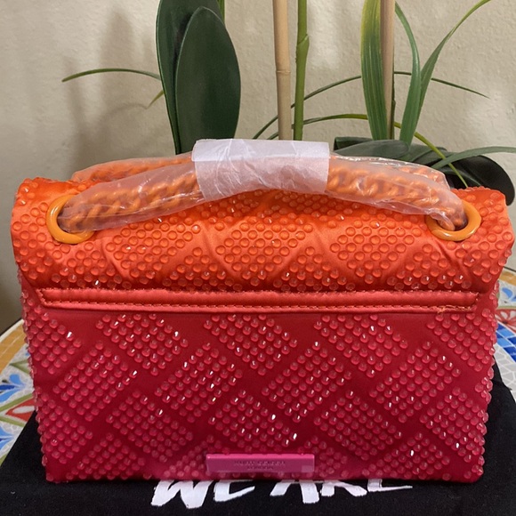 Kurt Geiger Orange and Pink Women's Bag - Picture 12 of 13